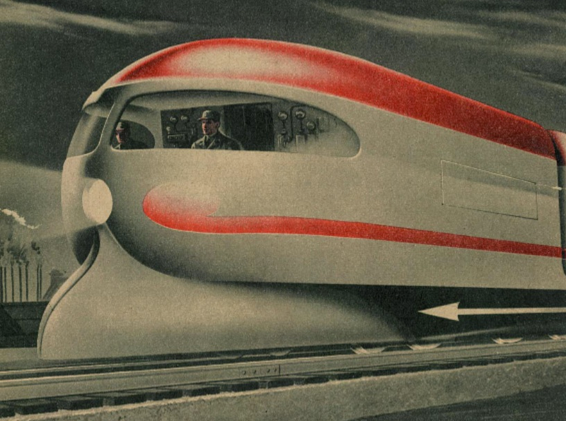 Illustration for article titled Nuclear-Powered Vehicle Concepts from the Mid-20th Century